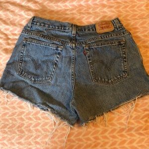 Vintage cut off Levi shorts